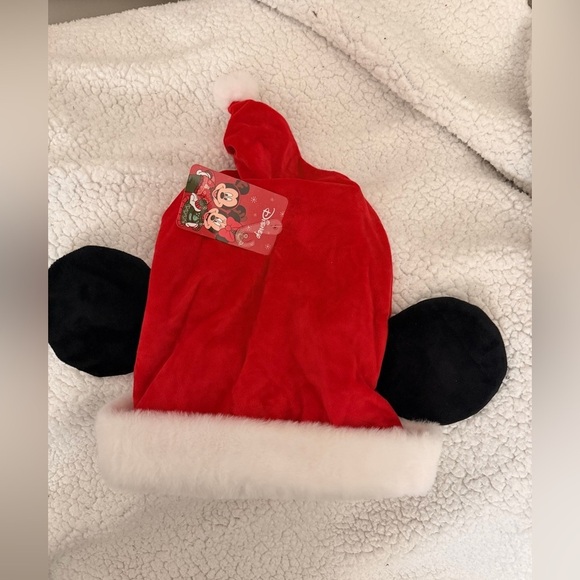 Disney Parks Mickey Mouse Christmas Santa Hat with Ears – NWT (New with Tags) main image 7